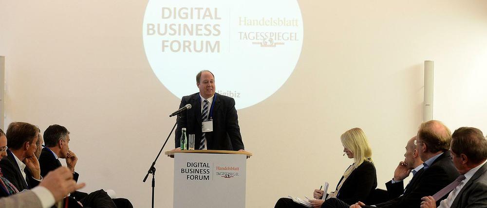 Digital Business Forum, Handelsblatt und Tagesspiegel: Vortag von Dr. Helge Braun.