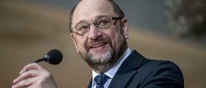 Der SPD-Bundesvorsitzende Martin Schulz am Freitag im Willy-Brandt-Haus in Berlin. 
