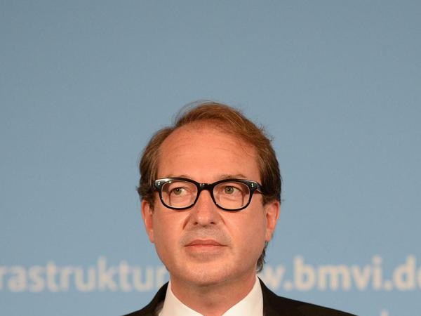 Verkehrsminister Alexander Dobrindt (CSU).