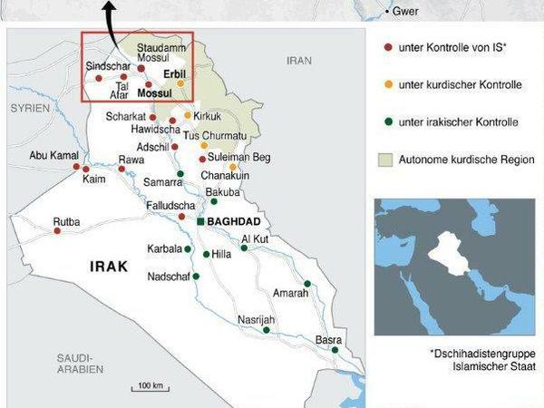 IS-Dschihadisten erobern weite Teil des Irak. Nun greift die US-Luftwaffe in den Konflikt ein.