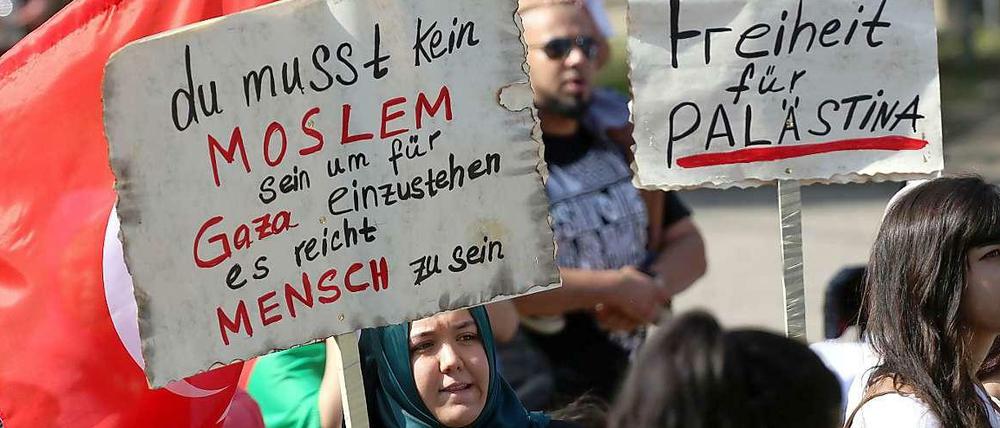 Pro-Gaza-Demonstration in Essen