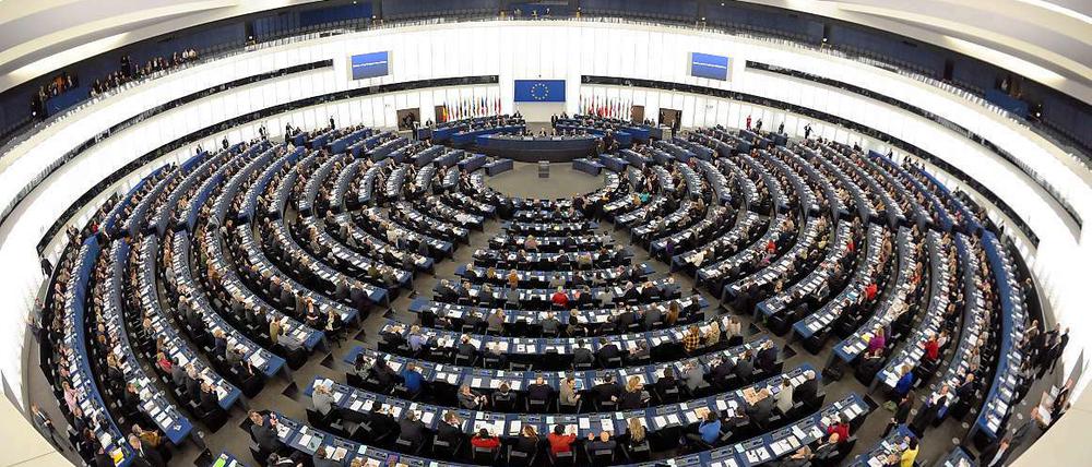Das EU-Parlament.