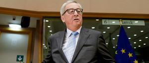 Jean-Claude Juncker hatte nicht allzu viel Zeit übrig, um sich den Fragen zu stellen.