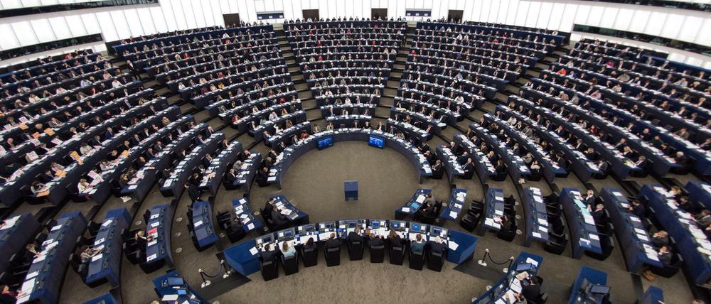 Das Europäische Parlament in Straßburg.