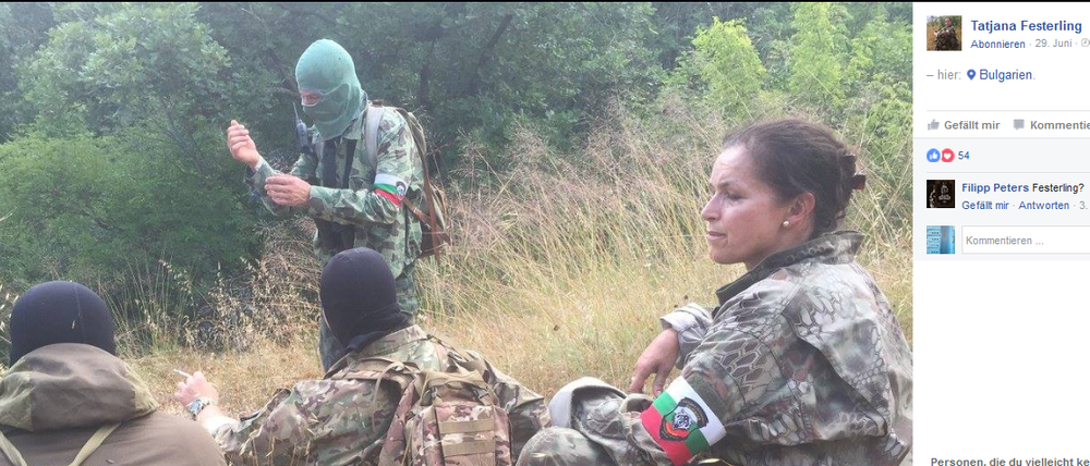 "Der letzte verbliebene Kampf um die Freiheit" - Ex-Pegida-Frontfrau mit Bürgerwehr-Kämpfern in Bulgarien