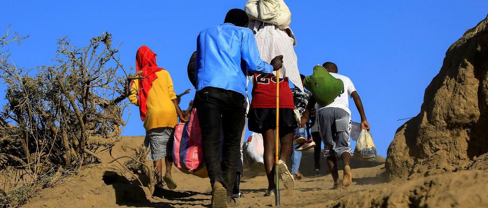 Tausende mussten vor den Kämpfen um die abtrünnige Region Tigray fliehen. Viele haben Schutz im Sudan gefunden.