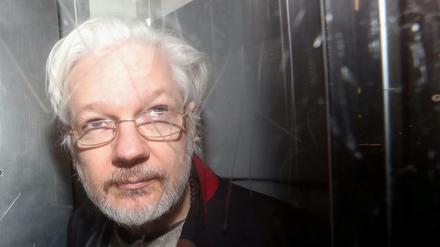 Wikileaks-Gründer Julian Assange im Januar 2020 in London