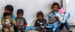 Kinder in dem kurdischen Camp al-Hol in Nordsyrien.