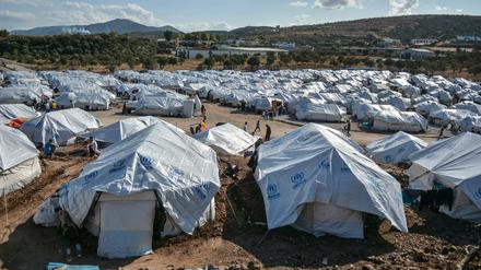 Das Flüchtlingslager Kara Tepe aus Lesbos (Archivbild vom Oktober 2020)