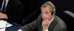 Nigel Farage wurde im EU-Parlament heftig kritisiert.