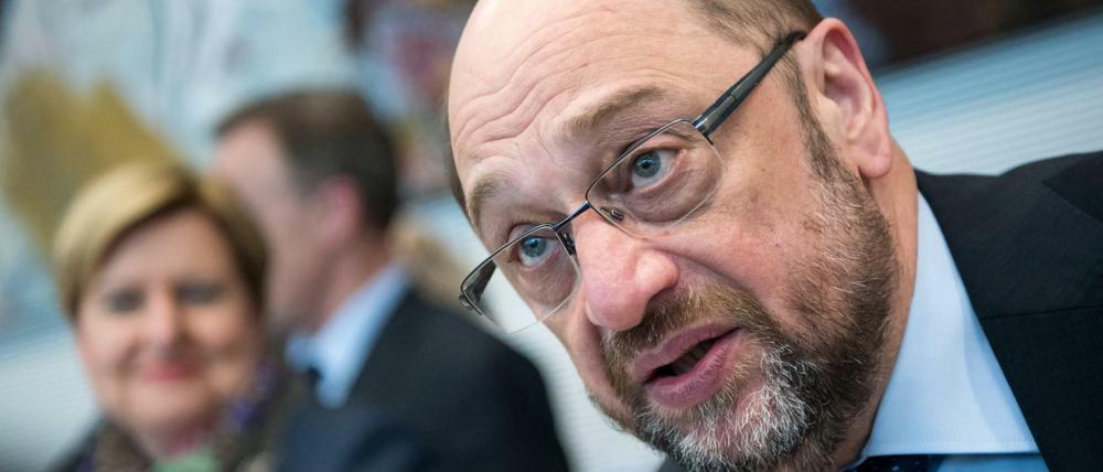 Der neue SPD-Vorsitzende und Kanzlerkandidat Martin Schulz.