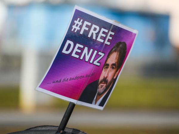 Demonstration für die Freilassung Deniz Yücels 