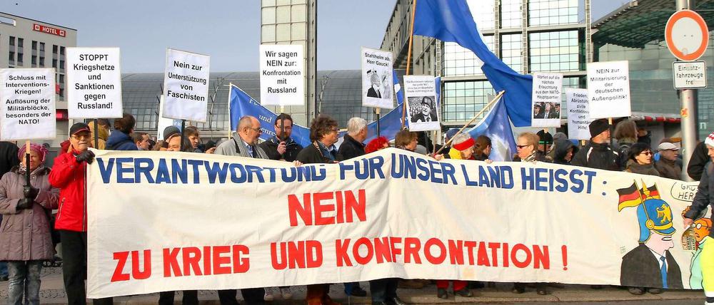 "Friedenswinter"-Demonstration am Samstag in Berlin 