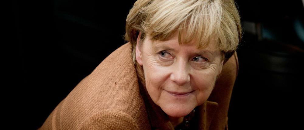 Gerne flexibel. Die Kanzlerin Angela Merkel. 