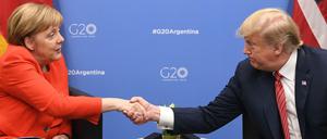 Angela Merkel und Donald Trump in Buenos Aires
