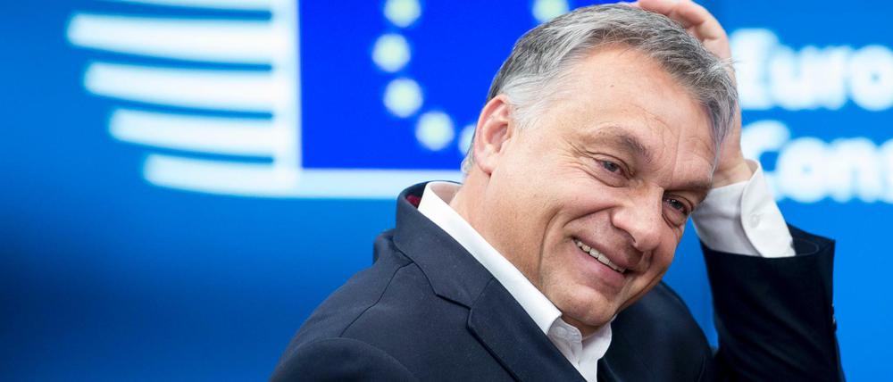 Der ungarische Ministerpräsident Viktor Orban beim EU-Gipfel in Brüssel.