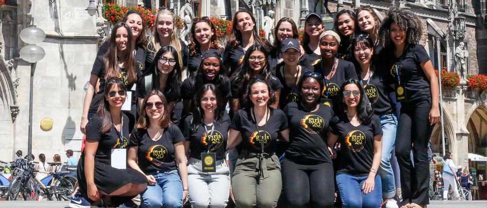 22 junge Frauen aus aller Welt trafen sich im Juni in München zu "Girls20".