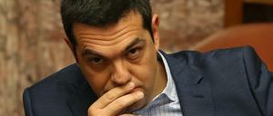 Griechenlands Premier Alexis Tsipras kämpft gegen Widerstand in seiner eigenen Partei 