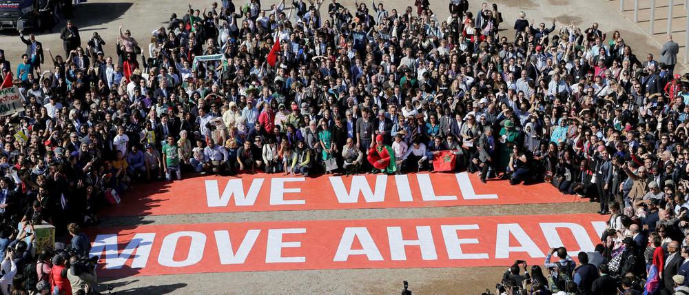 Delegierte und Umweltverbände haben beim Welt-Klimagipfel COP22 in Marrakesch klargemacht, dass sie Trump hin oder her am Klimaschutz festhalten werden. 
