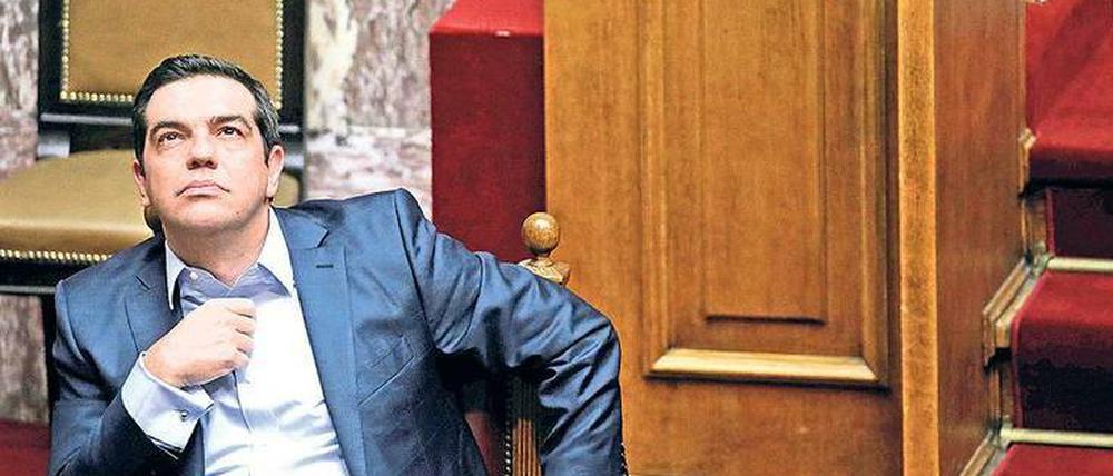 Mehrheit im Parlament. Der griechische Regierungschef Alexis Tsipras hat den Haushalt für 2017 durchgebracht.