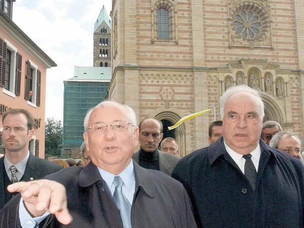 Ein europäisches Haus. Michail Gorbatschow war zwei Mal mit Helmut Kohl am Speyrer Dom. Das Foto entstand 2001 während der Arbeit an einer Filmdokumentation.