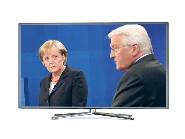 2009: Merkel gegen Steinmeier.