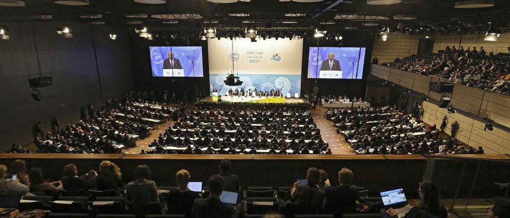 In Bonn hat am Montagmorgen die 23. Weltklimakonferenz begonnen. 