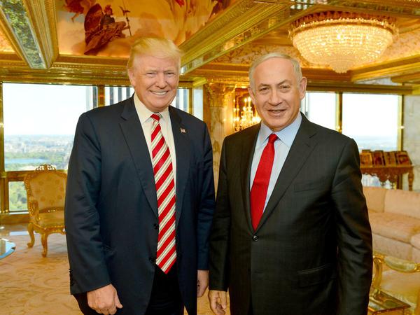Zwei, die sich verstehen: Der künftige US-Präsident und der israelische Premier, hier bei einem Treffen im September in New York.