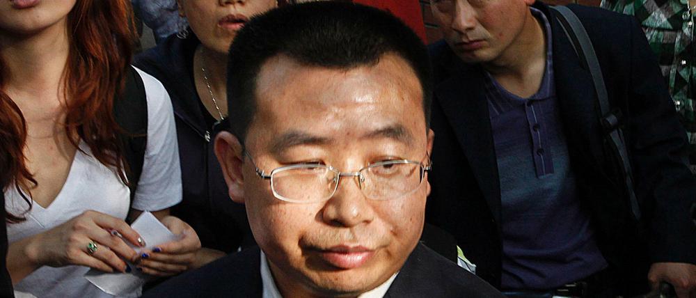 Der chinesische Bürgerrechtsanwalt Jiang Tianyong (Archivbild vom 02.05.2012)