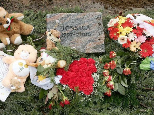 Das Grab der getöteten Jessica.