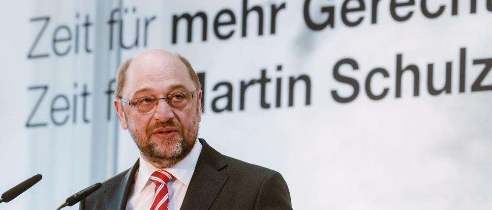Martin Schulz (SPD), designierter Kanzlerkandidat. 