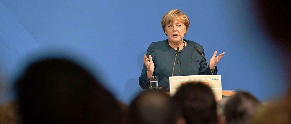 "Natürlich war die DDR ein Unrechtsstaat." Bundeskanzlerin Angela Merkel am Dienstagabend bei der Gedenkveranstaltung der CDU zum 25. Jahrestag des Mauerfalls in Berlin.