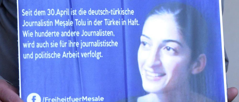 Die Journalistin Mesale Tolu Corlu ist seit Ende April in der Türkei in Haft.