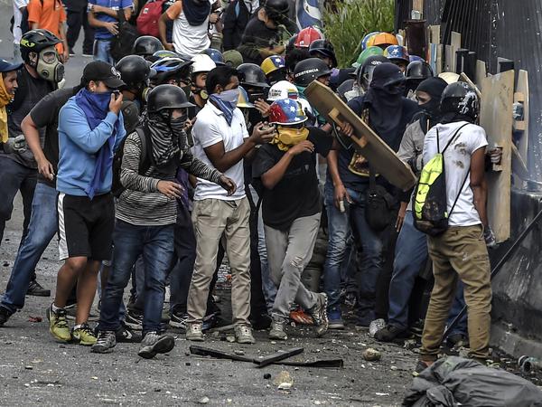Proteste in Venezuela. 