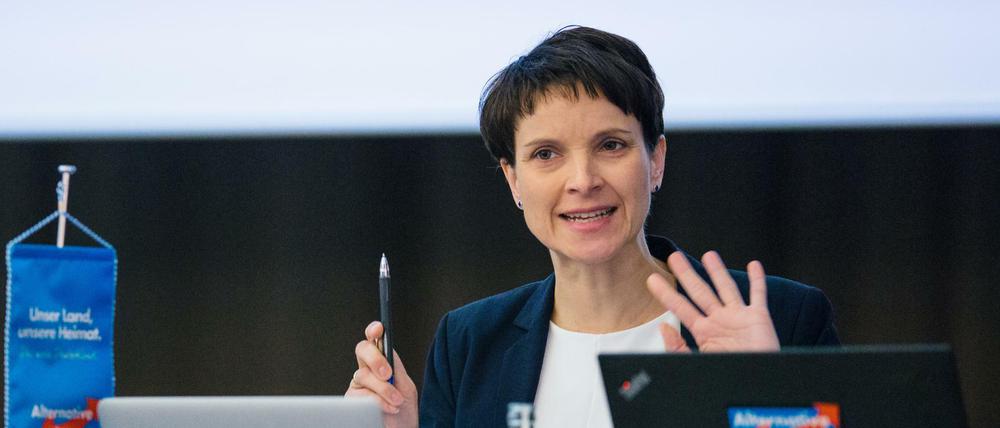 Frauke Petry, die Bundesvorsitzende der Alternative für Deutschland.