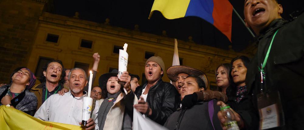 Freude über das zweite Friedensabkommen in Kolumbien