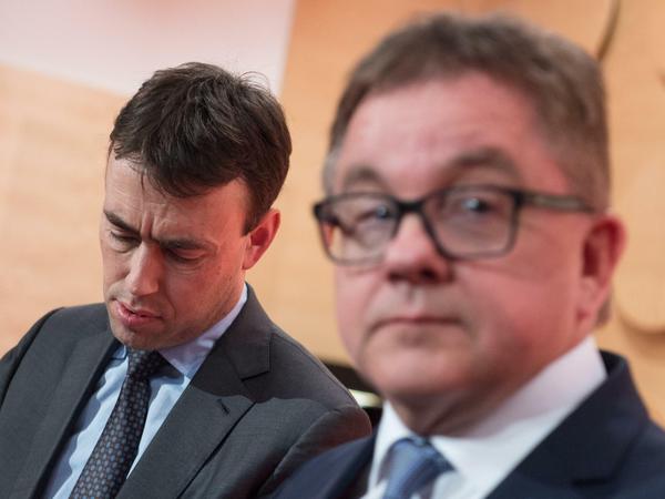 Ob sie zusammenpassen? SPD-Spitzenkandidat Nils Schmid und sein CDU-Kontrahent Guido Wolf.