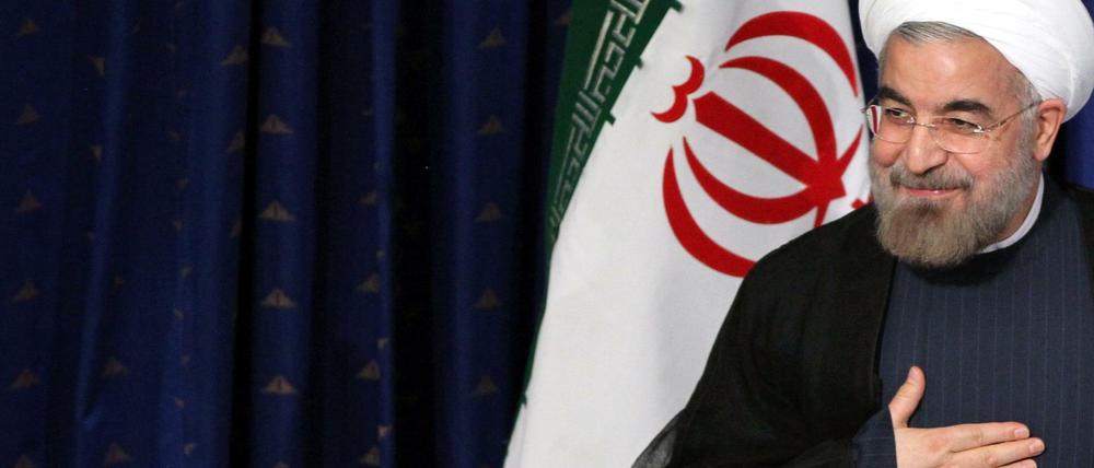 Irans Präsident Ruhani gilt als Verfechter der Nuklear-Übereinkunft. Doch die Hardliner im Land würden das Abkommen am liebsten aufkündigen.