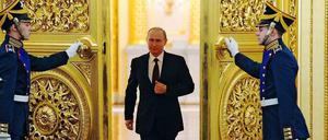 Erklärt jungen russischen Historikern die Vergangenheit: Kremlchef Wladimir Putin.