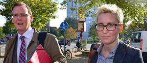 Linke-Verhandler Bodo Ramelow, Susanne Hennig-Wellsow: "Wir machen den Sack heute zu."