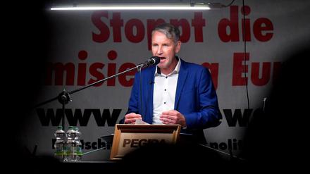 Björn Höcke warnte unter anderem vor einem drohenden Wahlbetrug durch Breifwahl.