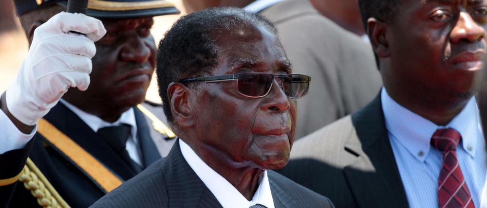 Seit 36 Jahren an der Macht: Sibabwes Präsident Robert Mugabe.