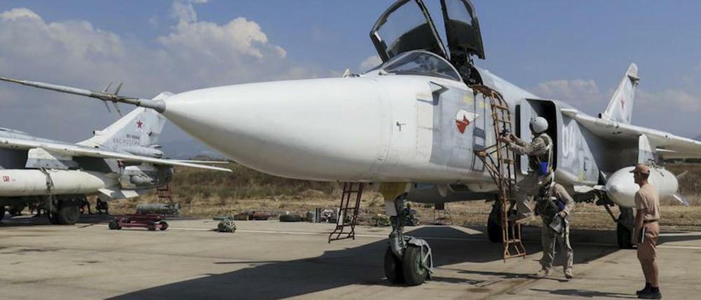 Lufthoheit. Russische Kampfjets kontrollieren alles, was über Syrien passiert. 