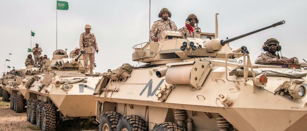 Saudi-Arabien hat seine Rüstungsausgaben deutlich angehoben. Auch Deutschland gehört zu den Lieferanten der saudischen Armee.