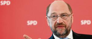 Der SPD-Vorsitzende und Kanzlerkandidat Martin Schulz.