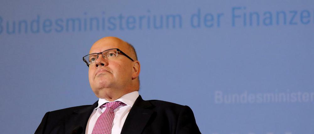 Der geschäftsführende Bundesfinanzminister Peter Altmaier (CDU). 