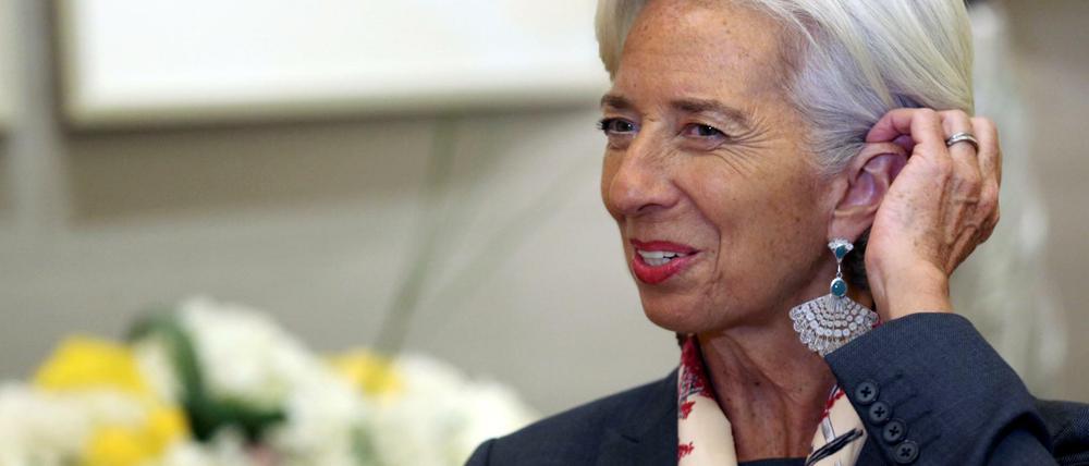 IWF-Chefin Christine Lagarde wird am Mittwochnachmittag im Kanzleramt erwartet.