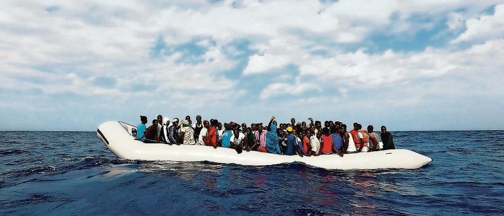 Flüchtlinge auf dem Mittelmeer: Der Anteil der Kinder ohne Eltern steigt.