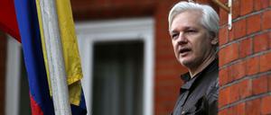 Weiter im Botschaftsexil: Wikileaks-Gründer Julian Assange in London 