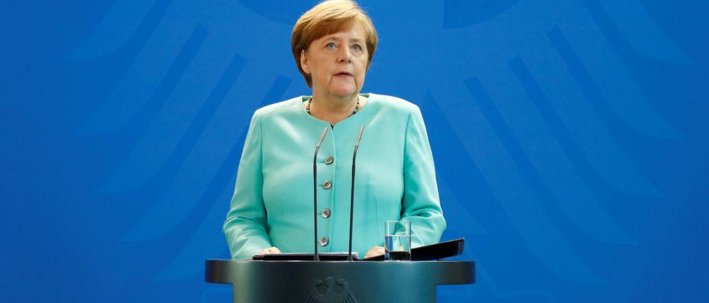 Bundeskanzlerin Angela Merkel äußerte sich am Freitag zu der Entwicklung.